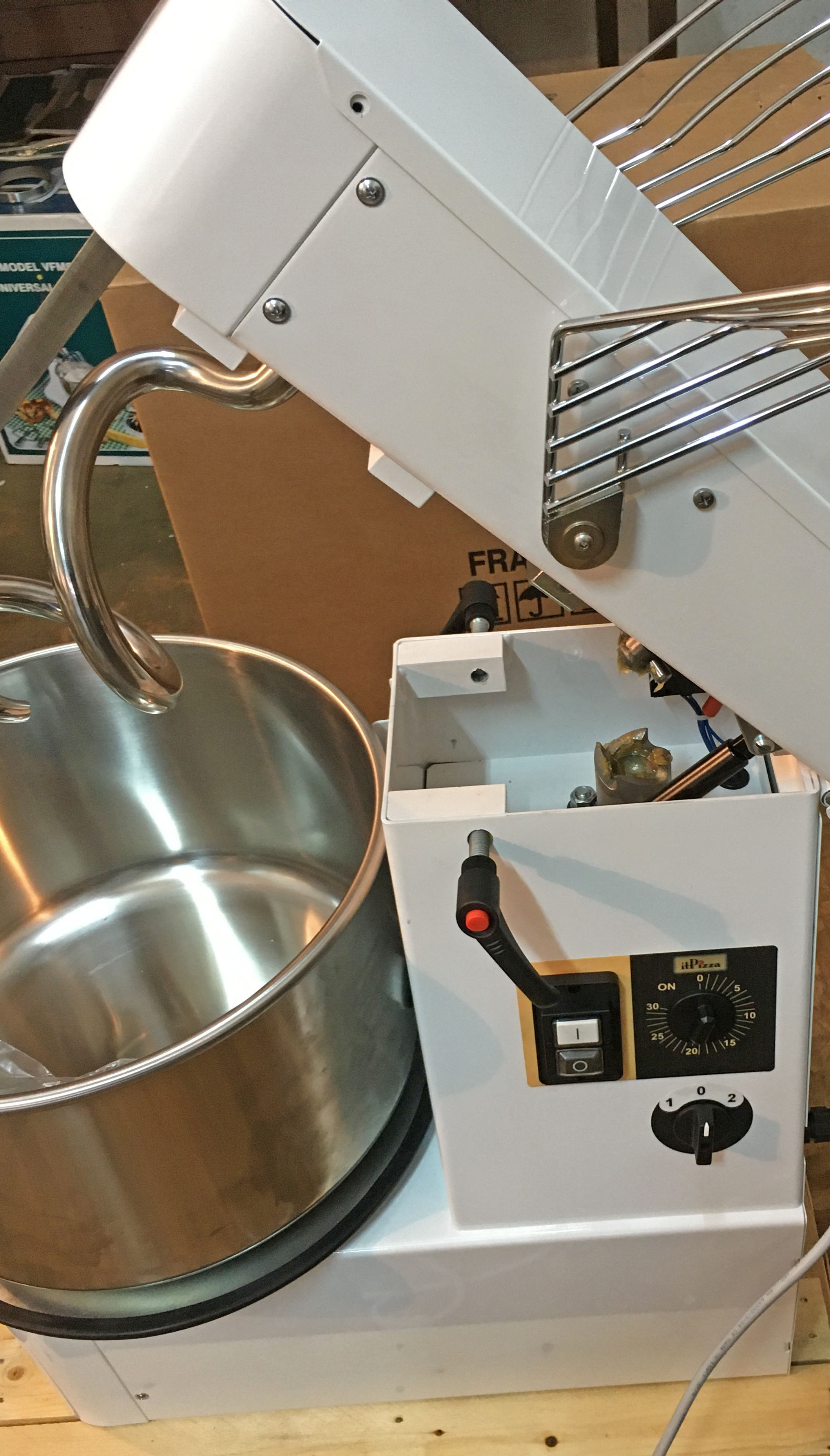 Тестомес спиральный ITPIZZA M-30-2S 3Ф